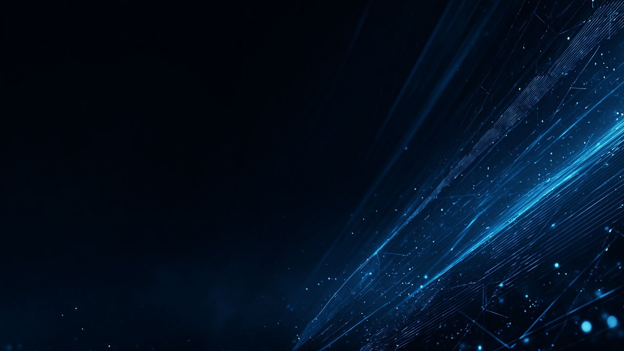 Futuristic cybersecurity background with dark gradient, cyber grid, and glowing digital shield