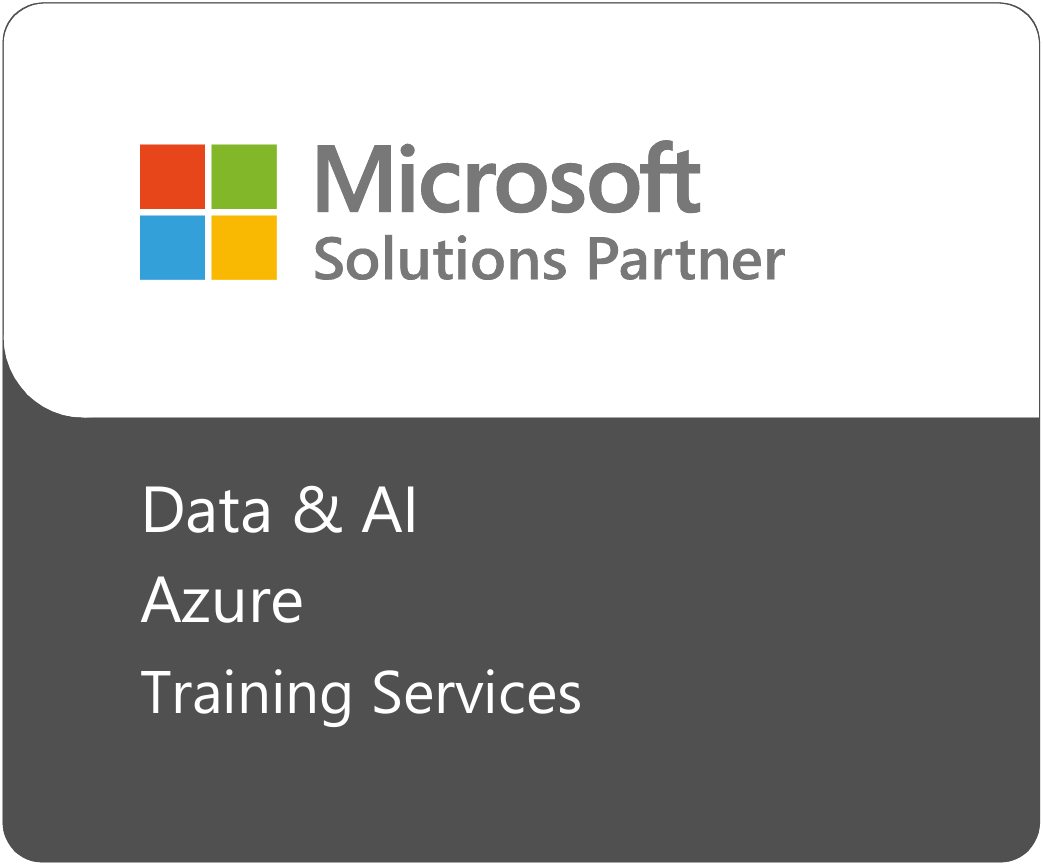 Microsoft Solutions Partner badge for Data & AI, Azure and Training Services